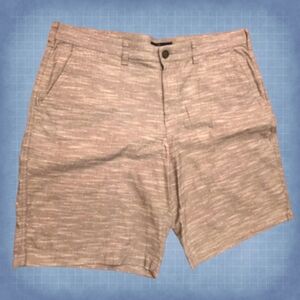 🎁COPY - Marc Anthony- Marled Gray Men's Flat Front Shorts- Size 38